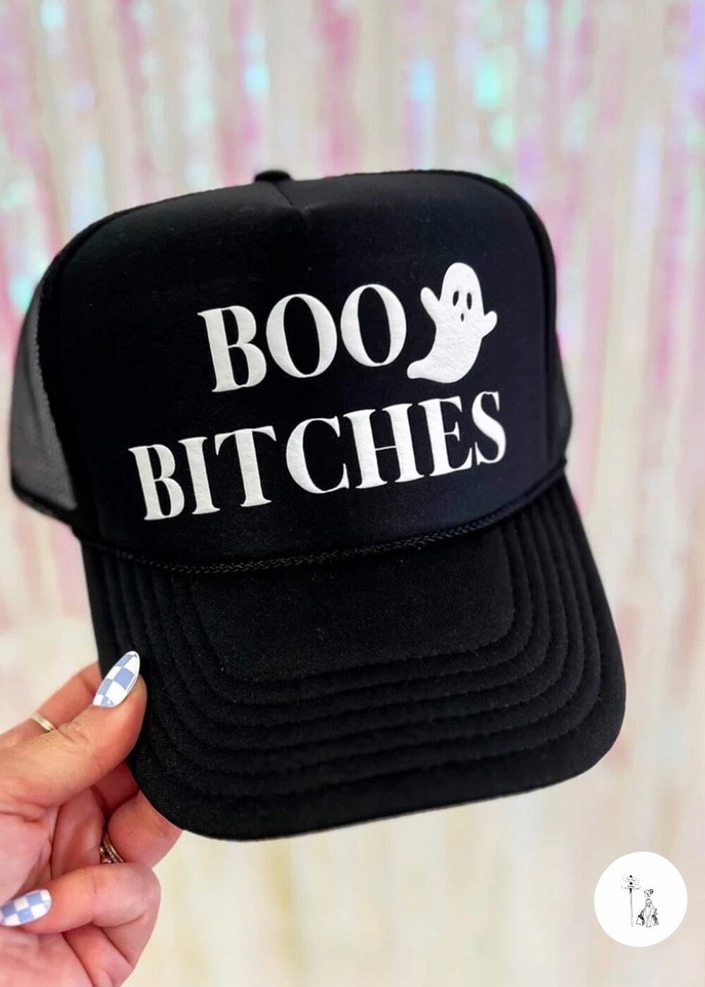 Boo Bitches Trucker Hat trucker hat Poet Street Boutique 