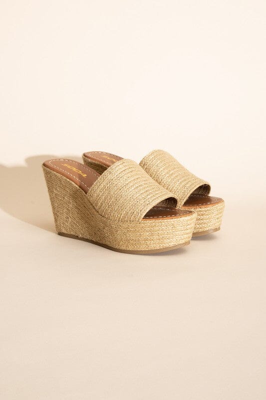 Bounty Jute Platform Wedges raffia wedge Soda 