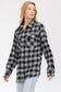 Boyfriend Fit Checker Plaid Flannel Long Sleeve WEIV 