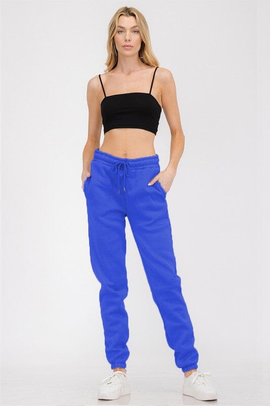 Boyfriend SWEATPANTS LOUNGEWEAR JOGGER BOTTOMS WEIV ROYAL S 