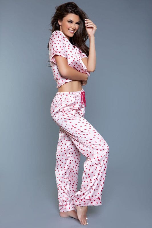 Camellia PJ Set BE WICKED Pink/Red L 