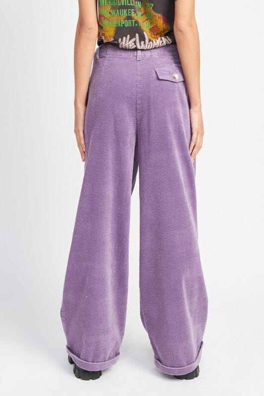 Corduroy Wide Leg Pants corduroy pants Emory Park 