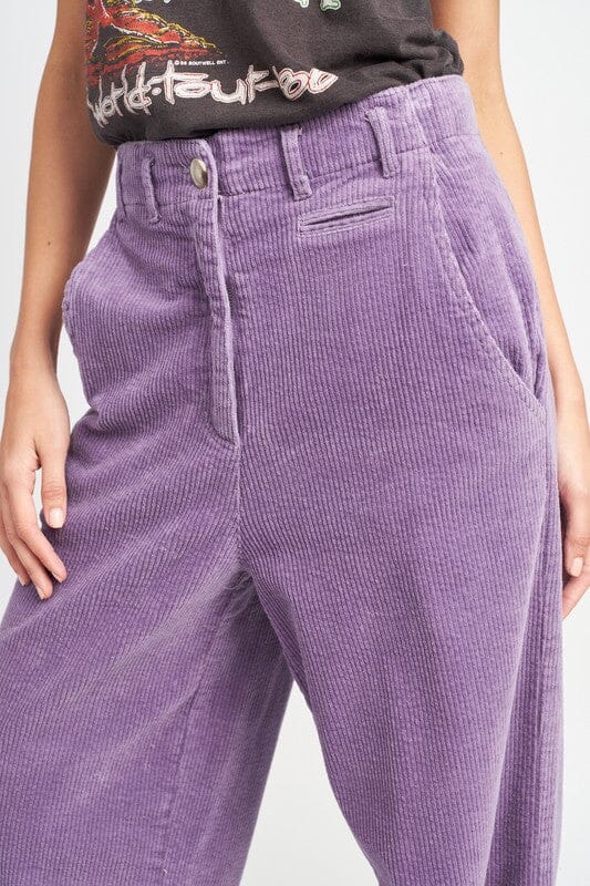 Corduroy Wide Leg Pants corduroy pants Emory Park 