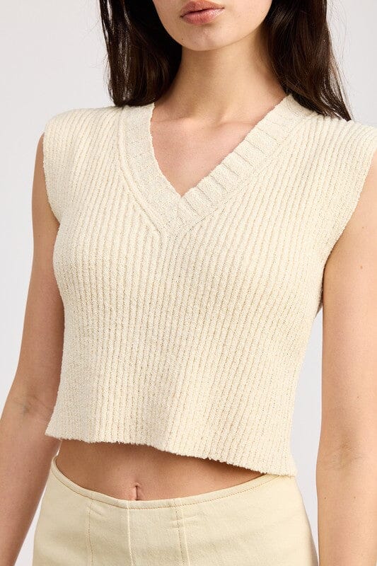 CROP VEST STYLE TOP Emory Park 