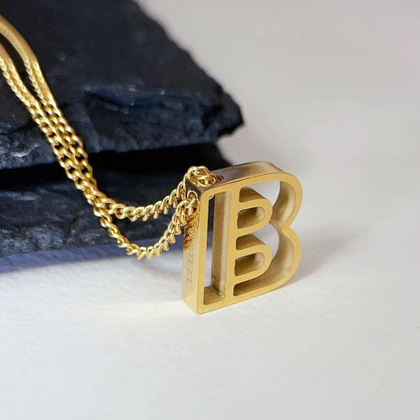 Cutout Initial Letter Personalized Necklace Dani & Em 