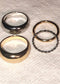 Donut Dome 4 Piece Ring Set! 4 piece donut ring set Poet Street Boutique 