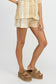 Emory Park Striped Crochet Shorts crochet stripe short Emory Park 