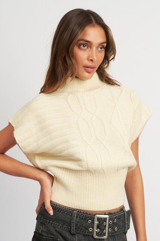 Emory Park Turtle Neck Sweater Short sleeve sweater Emory Park 