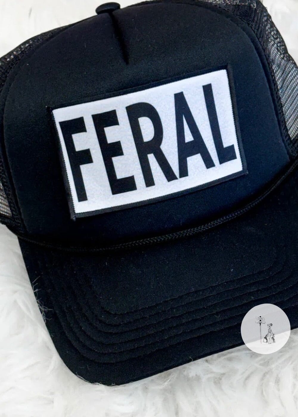 FERAL Trucker Hat feral Trucker Hat Poet Street Boutique 