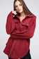 Fleece Buttoned Down Oversized Jacket fleece jacket BiBi BURGUNDY S 