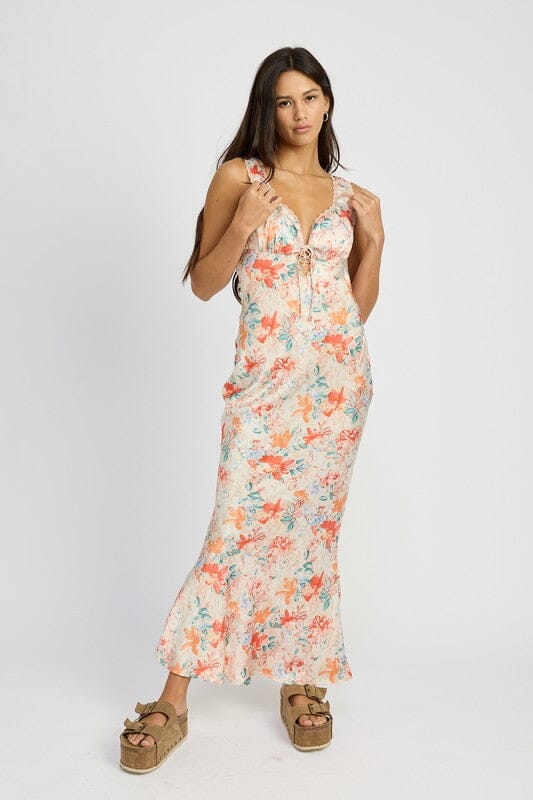 FLORAL MERMAID MAXI DRESS Emory Park 