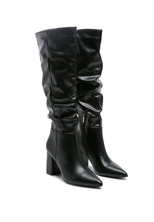 HANOI KNEE HIGH SLOUCH BOOT Rag Company Black 5 