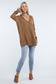 Hi-Low Hem Front Seam Sweater ZENANA 