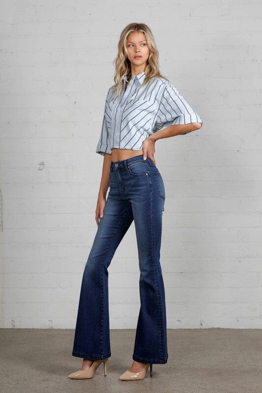 HIGH RISE WIDER FLARE JEANS Insane Gene 