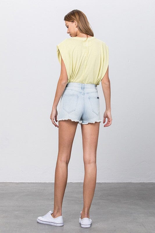 High Waist Denim Shorts Denim Lab USA 