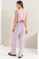 HYFVE Linen Blended Top and Pants Set linen crop top and pant set HYFVE 