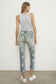 Insane Gene HR Star Girlfriend Jeans star print denim jeans Insane Gene 