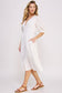 Jade By Jane Textured Button Down Midi Dress midi dress Jade By Jane OFF WHITE S 