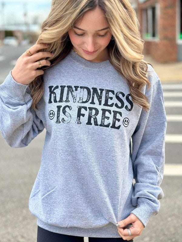 Kindness Is Free Sweatshirt Ask Apparel 