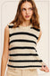 La Miel Chunky Stripe Tank sweater tank La Miel OREO S 