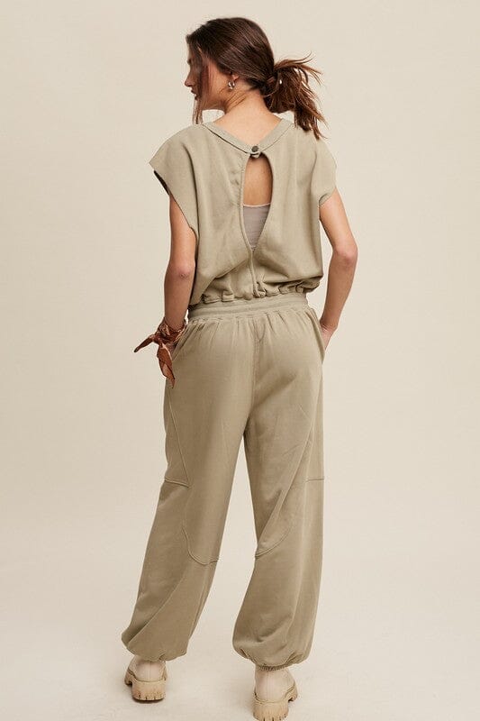 Listicle Athleisure Loose Jogger Jumpsuit jumpsuit Listicle 