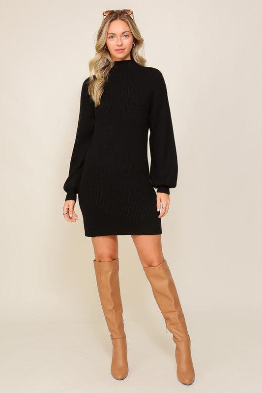 Long Sleeve Sweater Dress Lumiere 