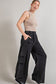 Mineral Washed Cotton Cargo Pants cotton cargo pants eesome 