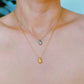 Mini Teardrop Pendant Necklace mini tear drop necklace Poet Street Boutique 