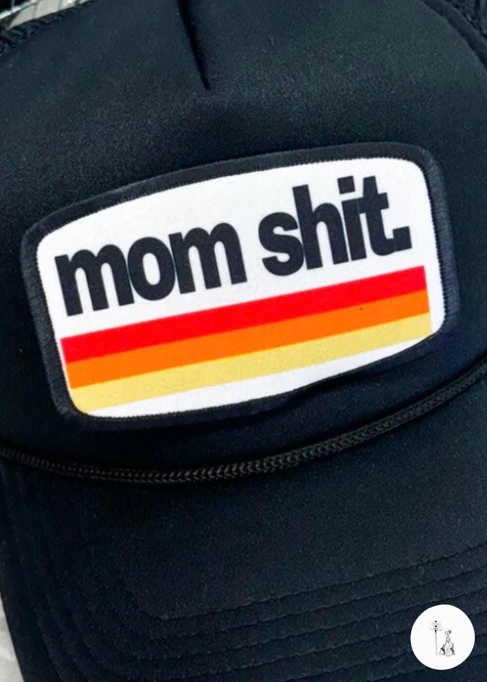 Mom Shit Trucker Hat trucker hat Poet Street Boutique 