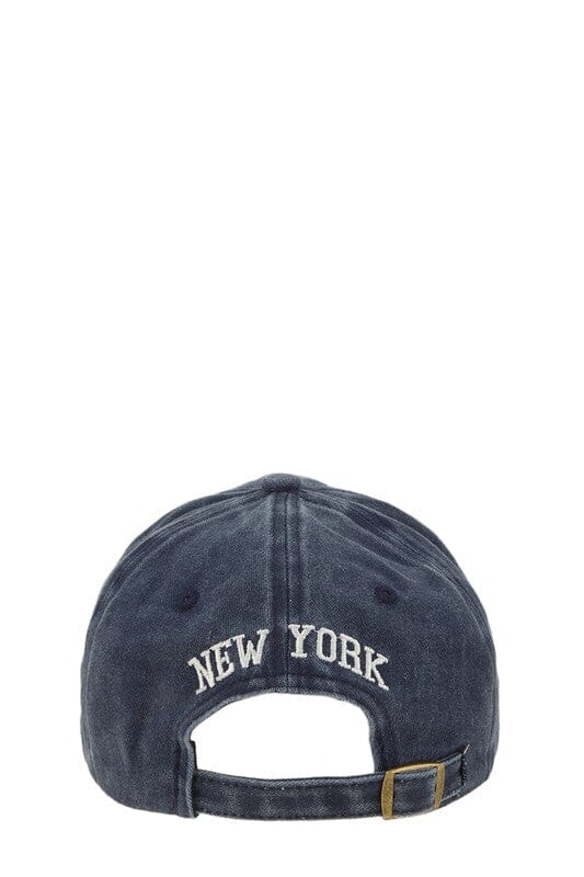 NY Embroidered Baseball Hat NY baseball hat Poet Street Boutique 