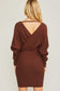 Off Shoulder Ribbed Wrap Dress wrap dress Love Tree 