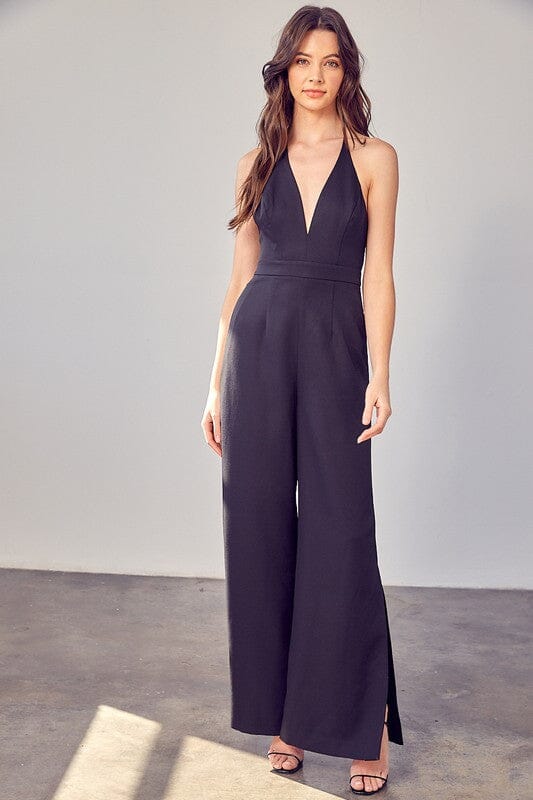 Over It Open Back Jumpsuit open back jumpsuit Do + Be Collection 