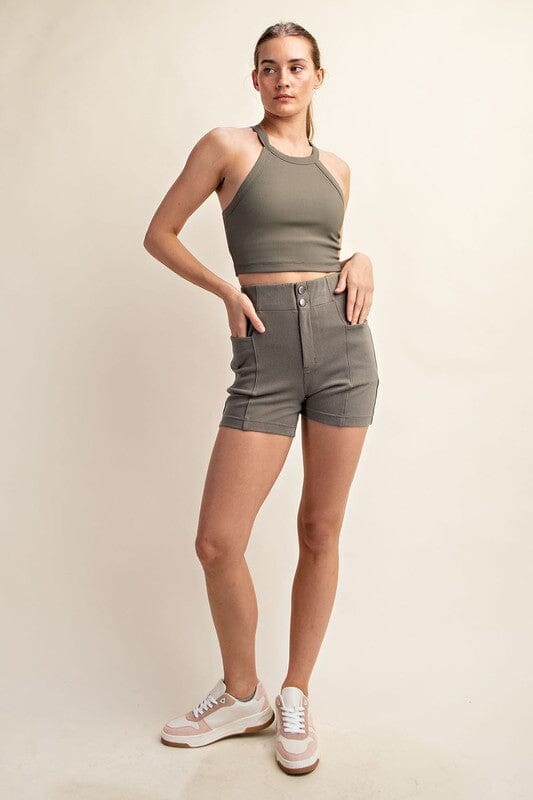 Rae Mode Cotton Stretch Twill Short athletic shorts Rae Mode 