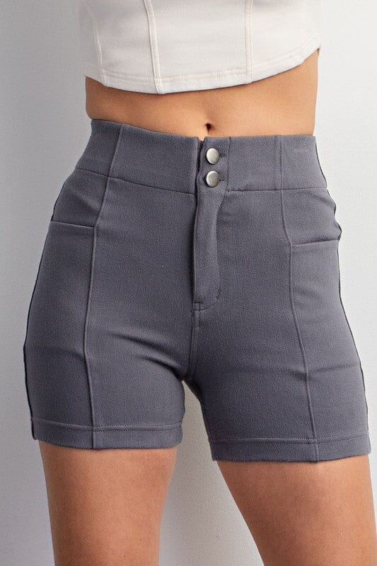 Rae Mode Cotton Stretch Twill Short athletic shorts Rae Mode Titanium S 