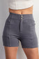 Rae Mode Cotton Stretch Twill Short athletic shorts Rae Mode Titanium S 