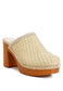 Rag + Co Raffia Platform Clogs clogs Rag Company Natural US-5 / UK-3 / EU-36 