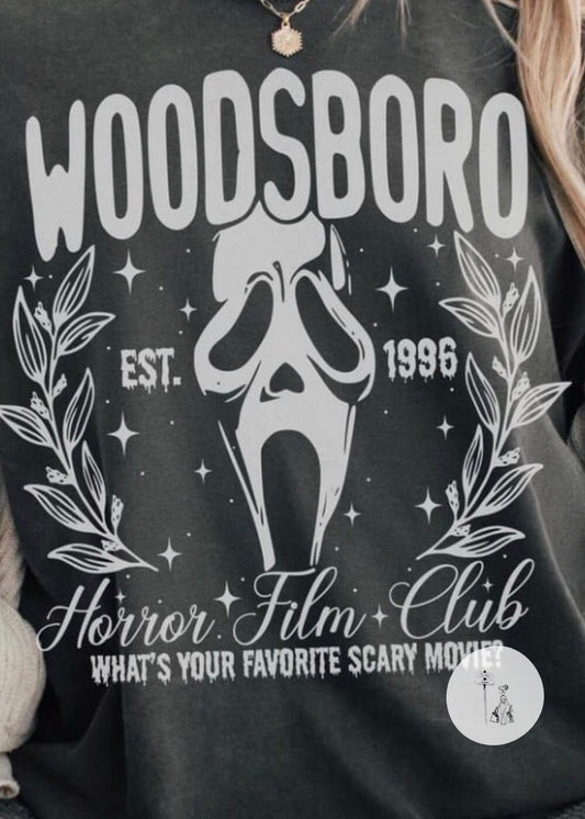 Scream Woodsboro Graphic Tee graphic tee Poet Street Boutique 