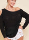 Show Off One Shoulder Sweater off shoulder sweater Poet Street Boutique 