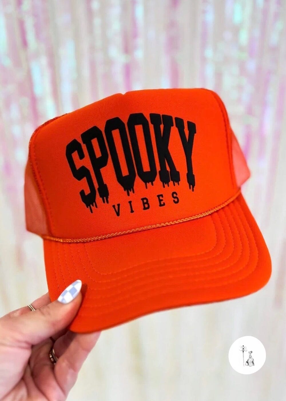 Spooky Vibes Trucker Hat trucker hat Poet Street Boutique 