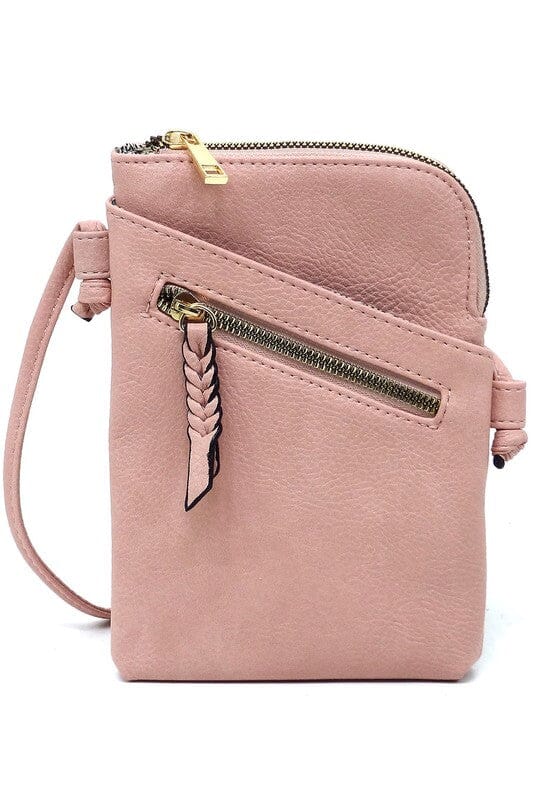 Today Is Easy Mini Crossbody Bag convertible crossbody Poet Street Boutique BLUSH one 