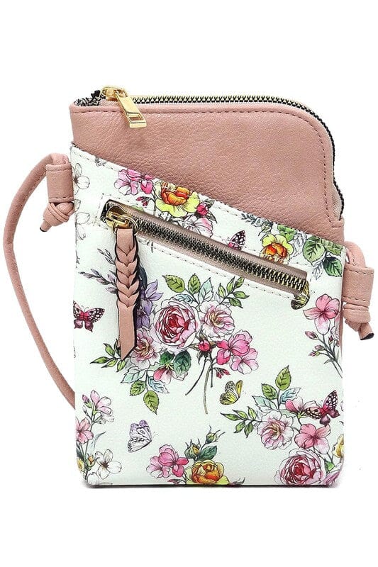 Today Is Easy Mini Crossbody Bag convertible crossbody Poet Street Boutique BLUSH/FLOWER one 