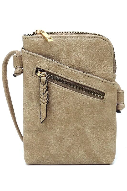 Today Is Easy Mini Crossbody Bag convertible crossbody Poet Street Boutique STONE one 