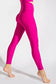 V Waist Full Length Leggings yoga pants Rae Mode Raspberry S 