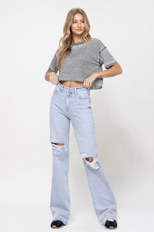 Vervet 90’s Vintage Flare Jeans vintage style jeans VERVET by Flying Monkey 