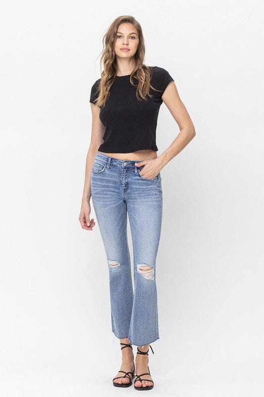 Vervet Mid Rise Kick Flare Jeans VERVET by Flying Monkey TRIUMPH 24 