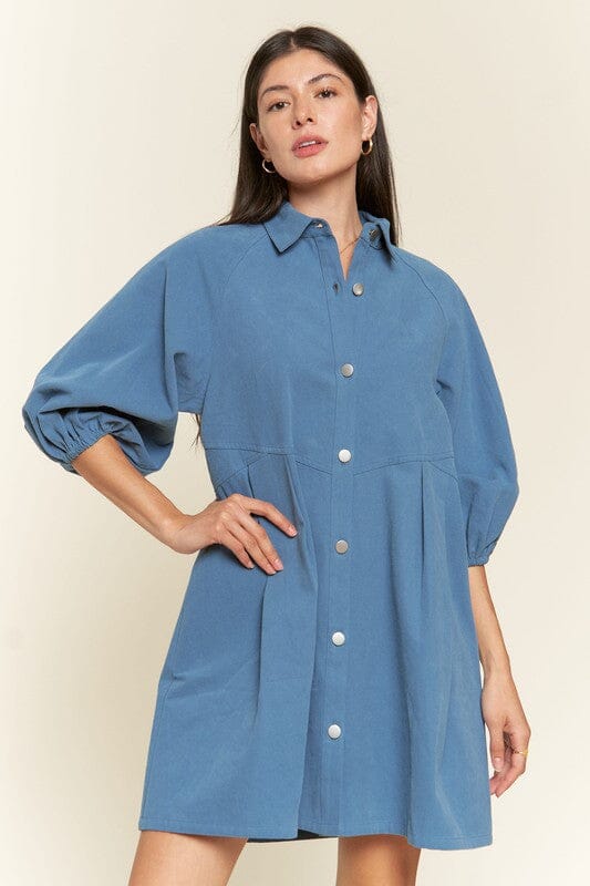 Washed denim style dress Jade By Jane 