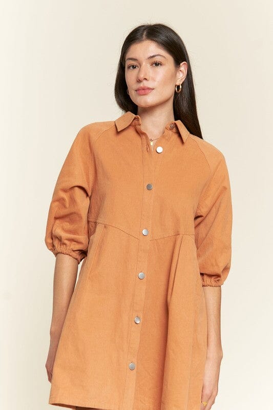 Washed denim style dress Jade By Jane CAMEL S 