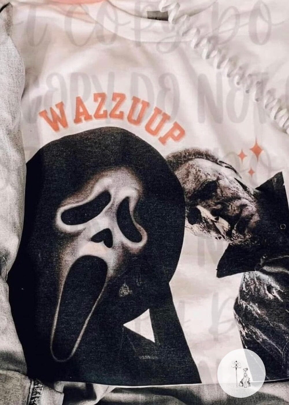 Wazzup Slashers Graphic Tee Halloween tee Poet Street Boutique 