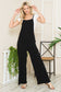 Wide Leg Premium Cotton Rib Overalls Orange Farm Clothing 