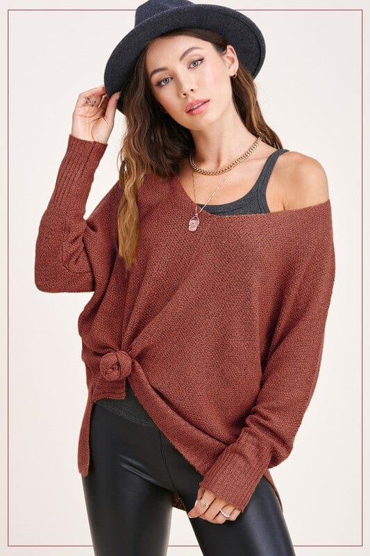 Winnie Sweater La Miel MARSALA M 